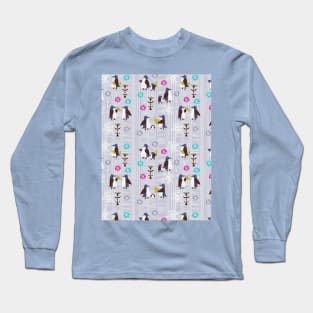 Penguin Pattern Long Sleeve T-Shirt